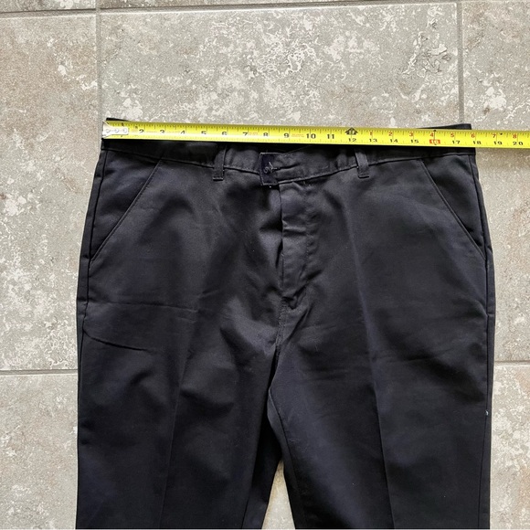 Dickies Black Work Pants 17 Jr Women Slim Fit Straight Stretch Easy Care New - Picture 7 of 10